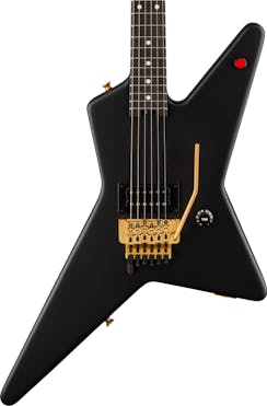 EVH Limited Edition Star Electric Guitar in Stealth Black with Gold Hardware