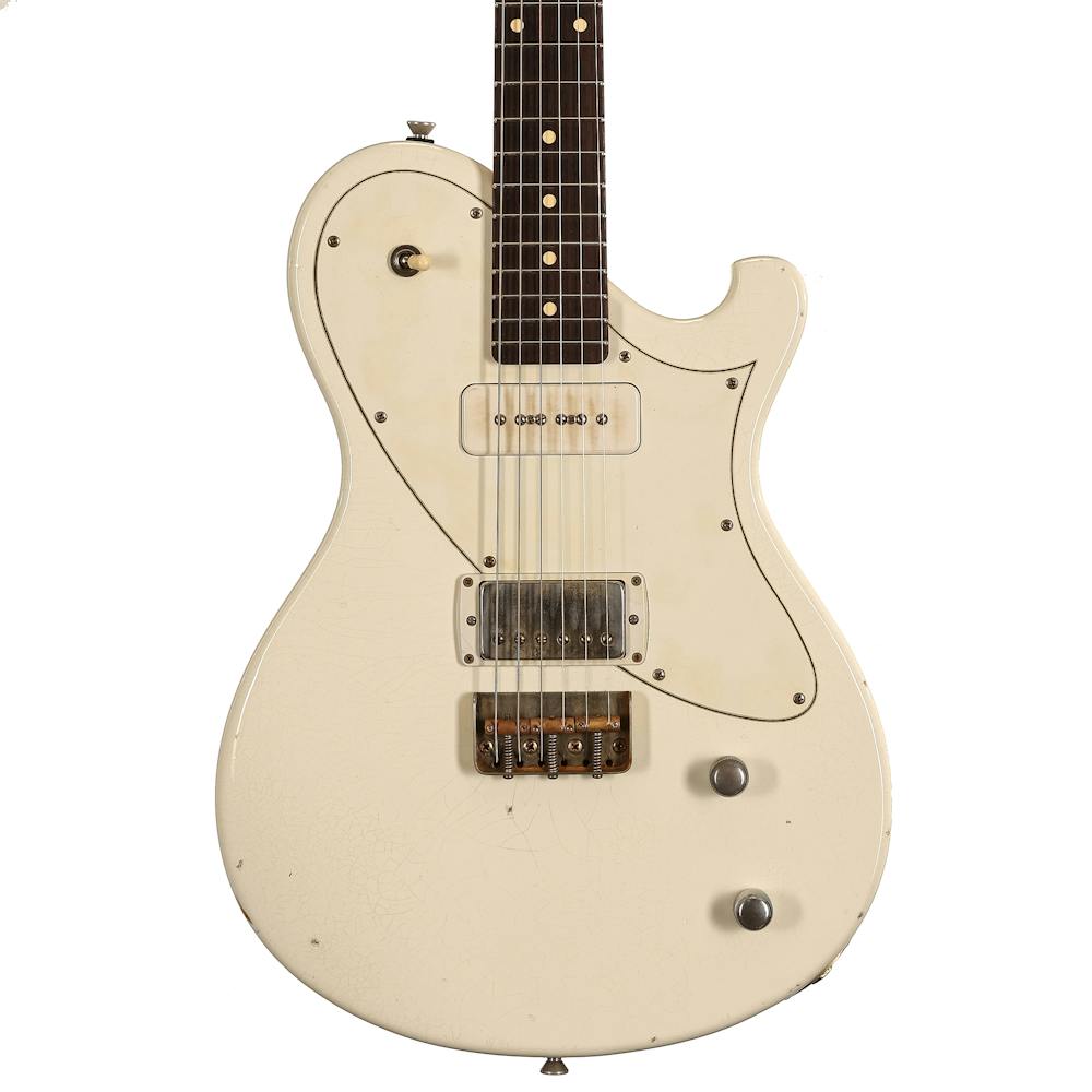 Seth Baccus Shoreline JM-H90 Electric Guitar in Aged Olympic White