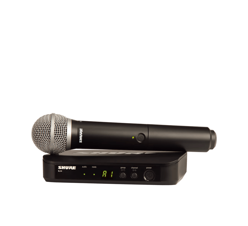 Shure BLX24 with PG58 Analogue Wireless Vocal System