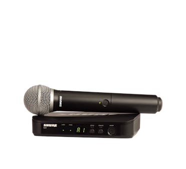 Shure BLX24 with PG58 Analogue Wireless Vocal System