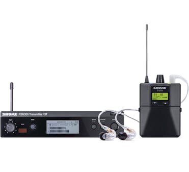 Shure PSM300 Premium Wireless IEM System with SE215 Earphones