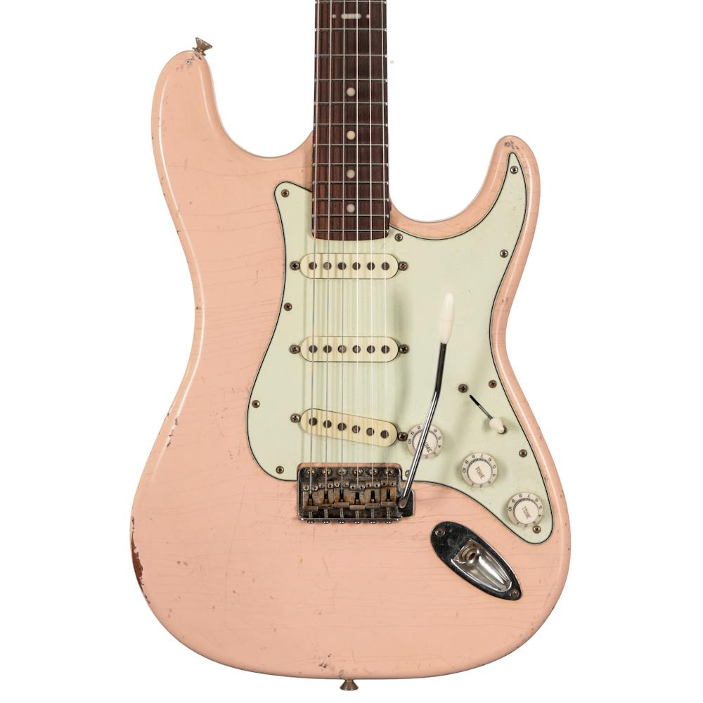 Hansen Guitars S-Style Electric Guitar in Shell Pink with Rosewood Fingerboard