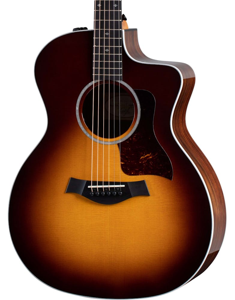 Taylor 214ce-SB DLX Grand Auditorium Electro Acoustic Guitar in Tobacco Sunburst