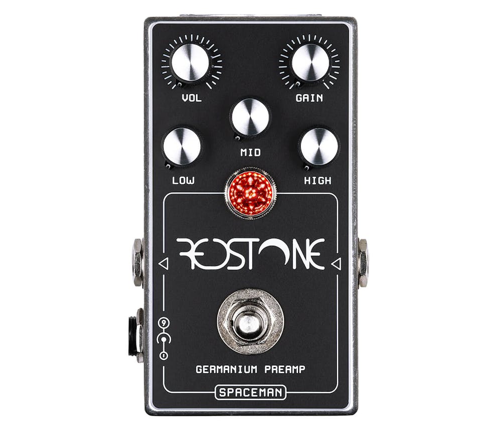 Spaceman Effects Redstone Germanium Preamp Pedal in Silver