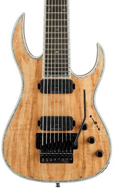 BC Rich Prophecy Series Shredzilla 8 Archtop Electric Guitar with Floyd Rose in Spalted Maple