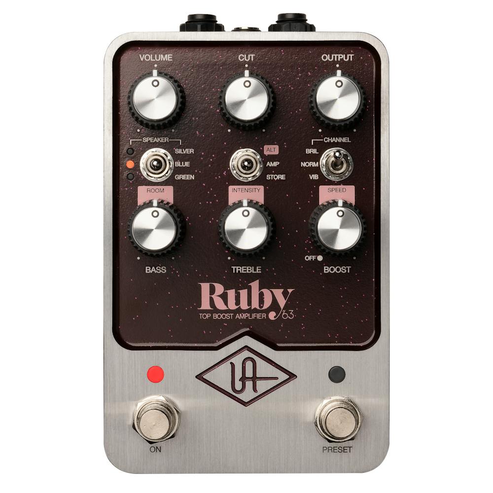 Ban Belegering Luchtpost Universal Audio UAFX Ruby '63 Top Boost Amp Pedal - Andertons Music Co.