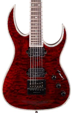 BC Rich Prophecy Series Shredzilla Archtop Electric Guitar with EverTune in Black Cherry