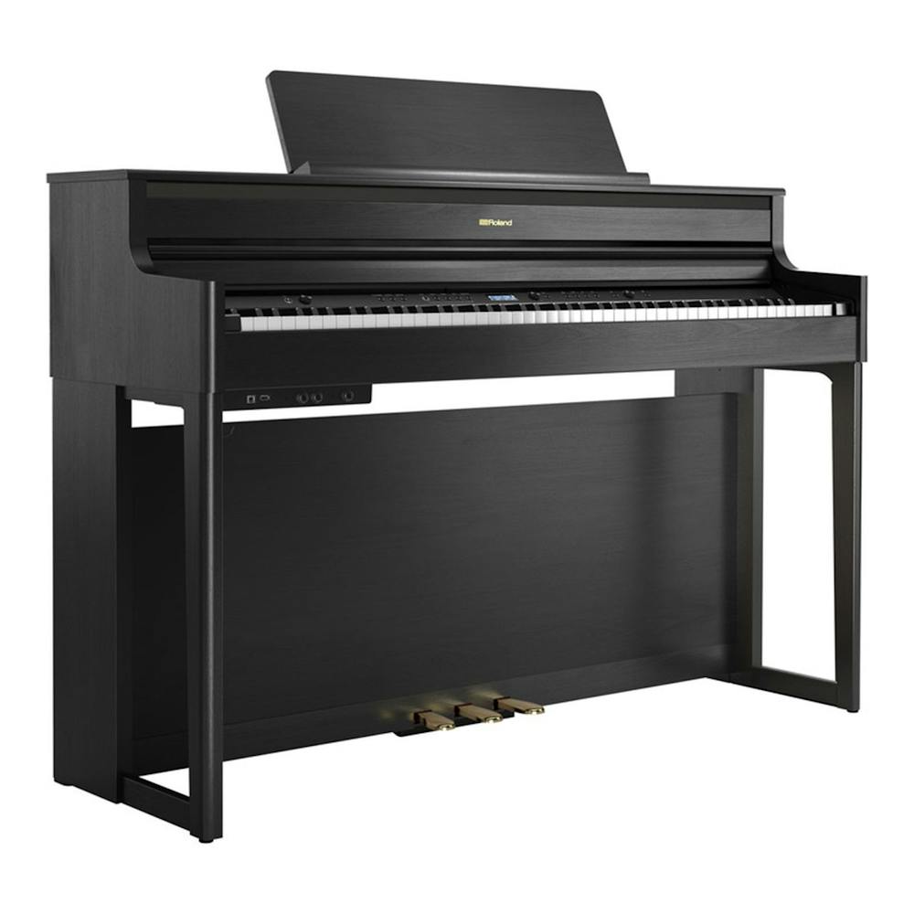 Roland HP704 Digital Piano in Charcoal Black
