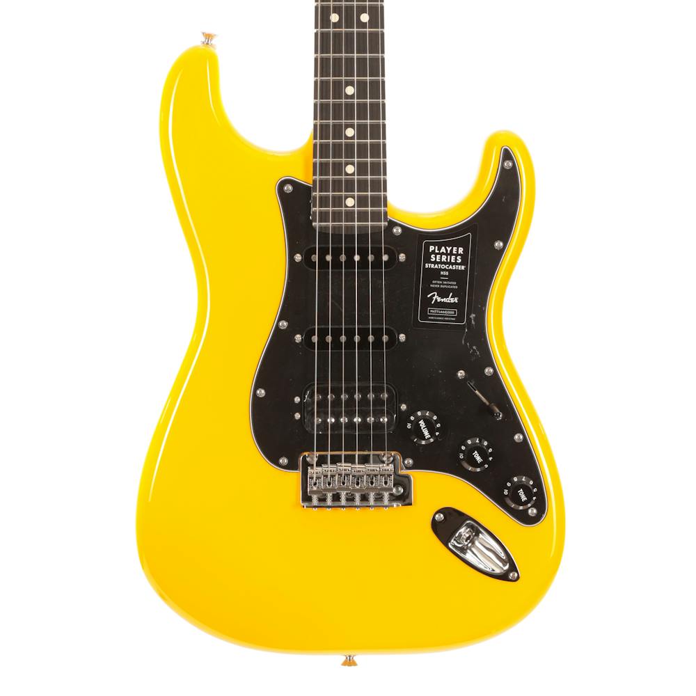 B Stock : Fender Limited Edition Player Stratocaster HSS in Ferrari Yellow with Ebony Fingerboard