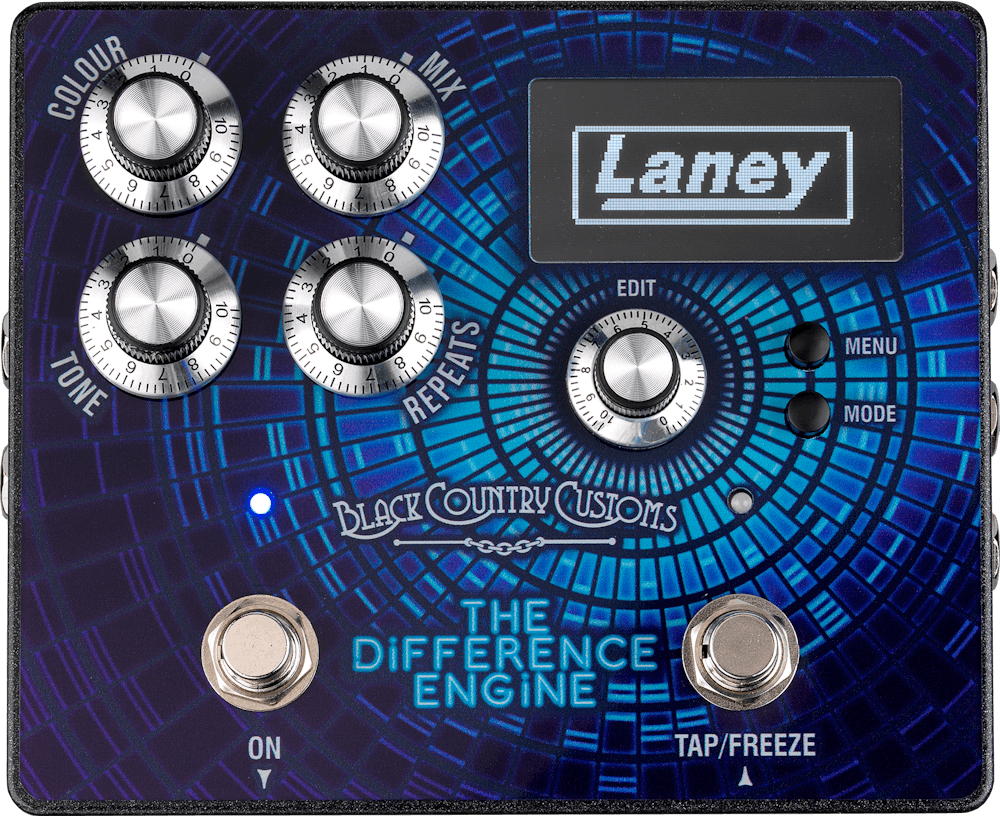 Black Country Customs by Laney The Difference Engine Stereo Delay Pedal