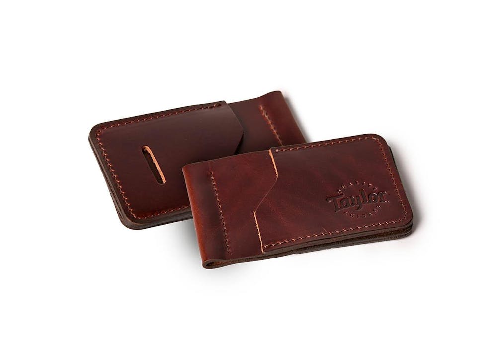 Taylor Leather Wallet With Embossed Taylor Logo