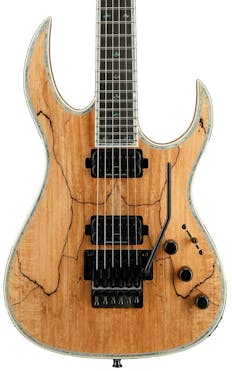 BC Rich Prophecy Series Shredzilla Exotic Archtop Electric Guitar with Floyd Rose in Spalted Maple