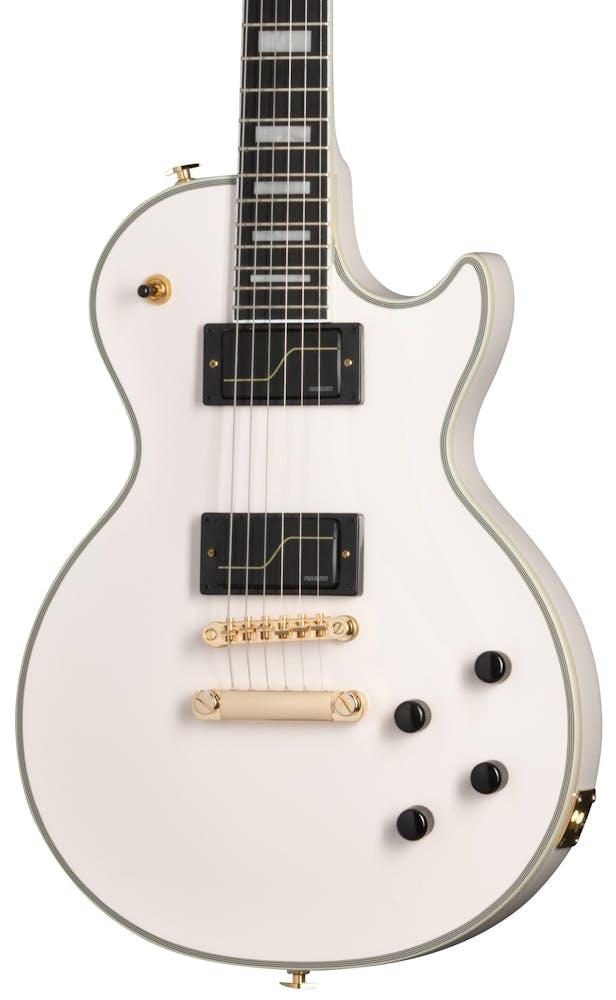 Epiphone Matt Heafy Les Paul Custom Origins Electric Guitar in Bone White