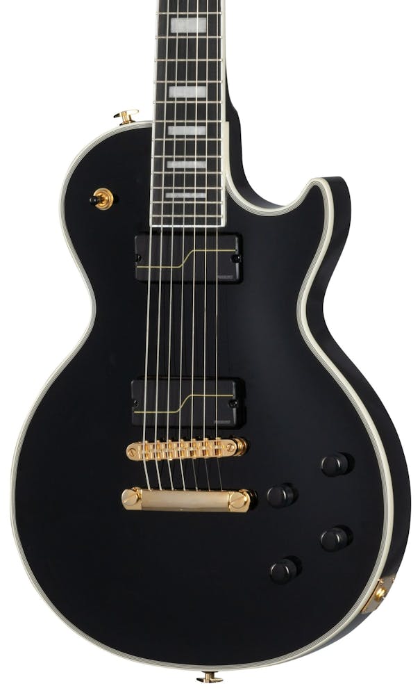 Epiphone Matt Heafy Les Paul Custom Origins 7 String Electric Guitar in Ebony