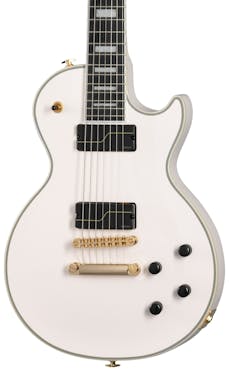 Epiphone Matt Heafy Les Paul Custom Origins 7 String Electric Guitar in Bone White