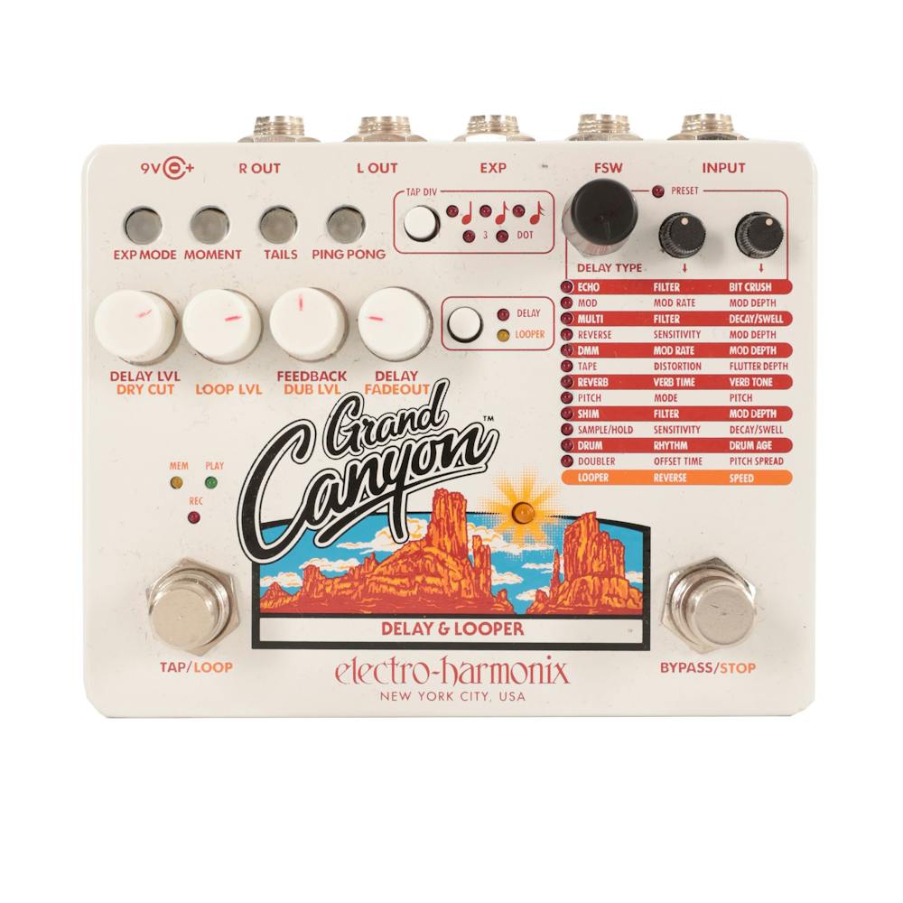 Second Hand Electro Harmonix Grand Canyon Delay and Looper Pedal