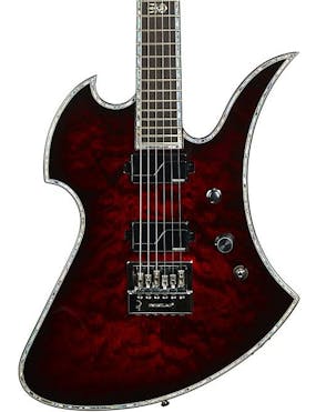 BC Rich Extreme Series Mockingbird Exotic Electric Guitar with EverTune in Black Cherry