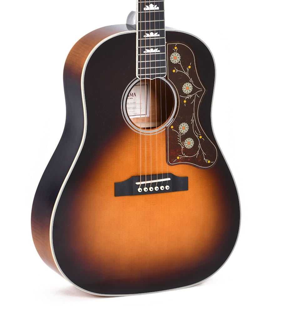 Sigma JA-SG200 Dreadnought Electro Acoustic in Sunburst with Solid Sitka Top