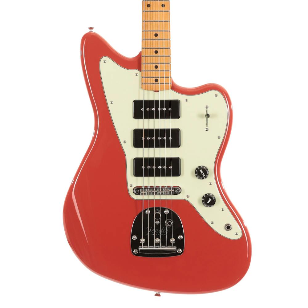 Second Hand Fender Noventa Jazzmaster in Fiesta Red