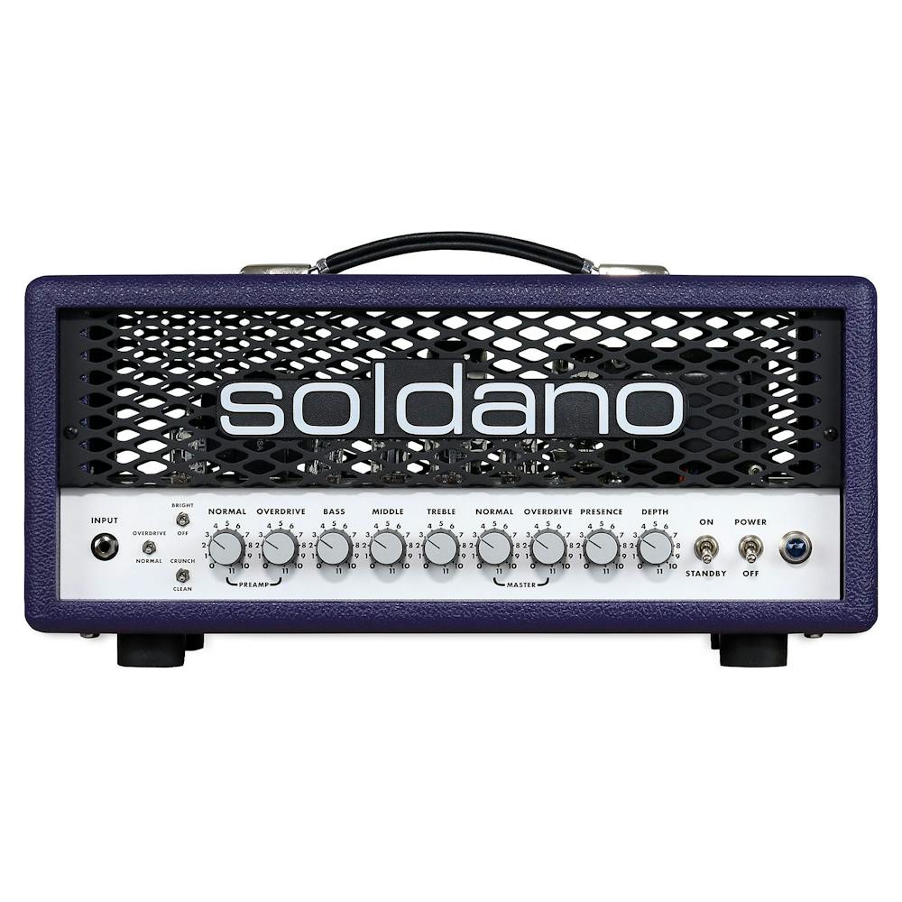 Soldano Super Lead Overdrive SLO-30 30W Amp Head with Custom Purple Tolex