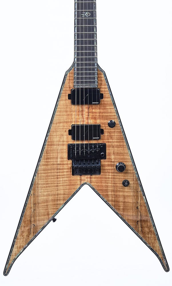 BC Rich Extreme Series JRV Electric Guitar with Floyd Rose in Spalted Maple