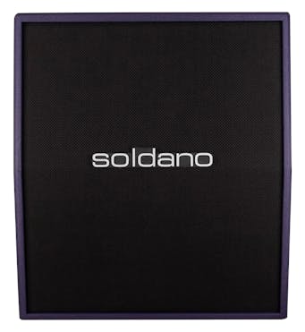 Soldano 2x12 Vertical Slant Cabinet with Custom Purple Tolex