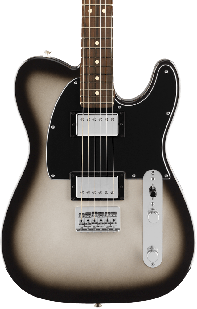 Fender Limited Edition Player Telecaster HH Electric Guitar in Silverburst