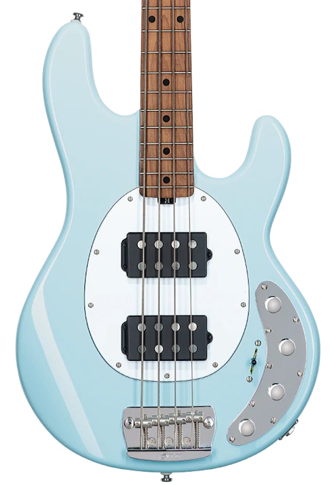 Sterling by Music Man RAY34 HH Bass in Daphne Blue