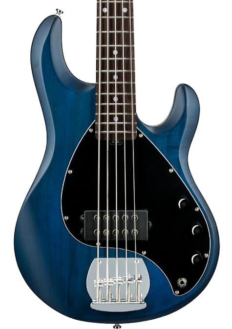 Sterling by Music Man SUB RAY 5 Bass in Trans Blue Satin 