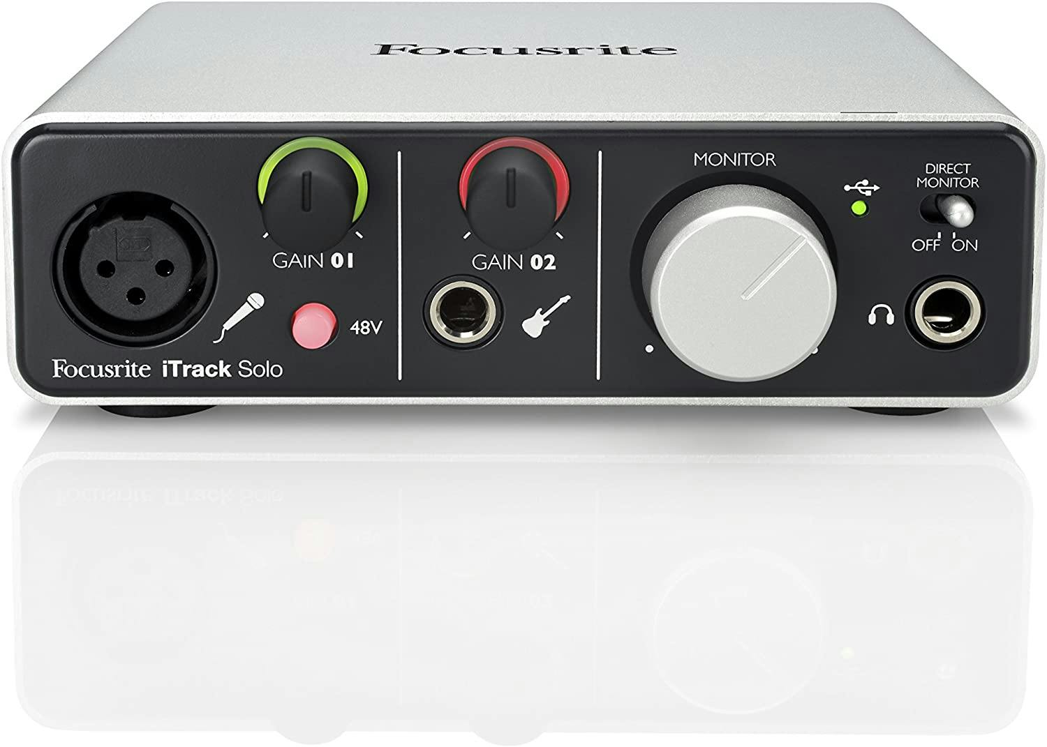 Focusrite iTrack Solo iOS Audio Interface with Lightning - Andertons Music  Co.