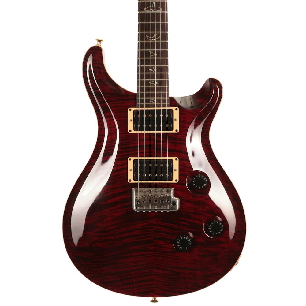 Second Hand PRS Custom 24 2008 Quilt 10 Top in Black Cherry