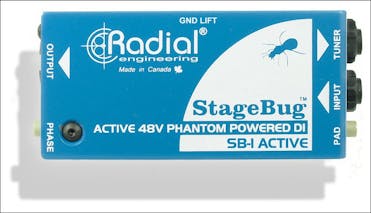 Radial StageBug SB1-1 Compact Active DI Box for Acoustic Guitar