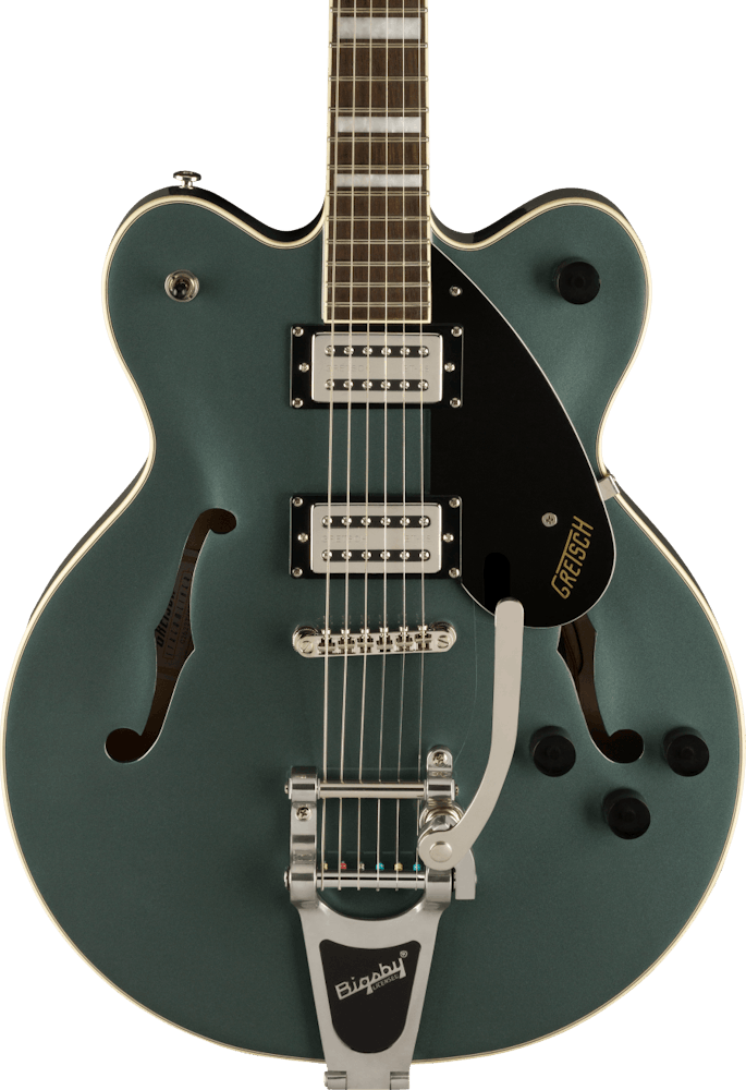 Gretsch G2622T Streamliner Centre Block Double Cut with Bigsby Electric Guitar in Stirling Green