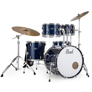 Pearl Road Show Fusion 20 Kit in Blue With Sabian Cymbals