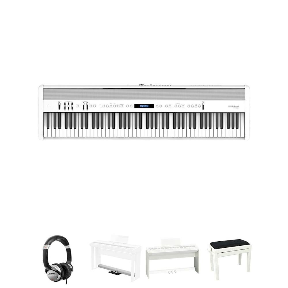 Roland FP-60X Digital Piano Home Package - White