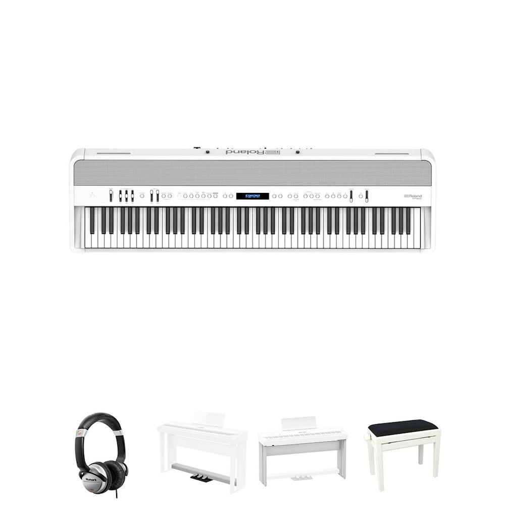 Roland FP90X Digital Piano Home Package - White