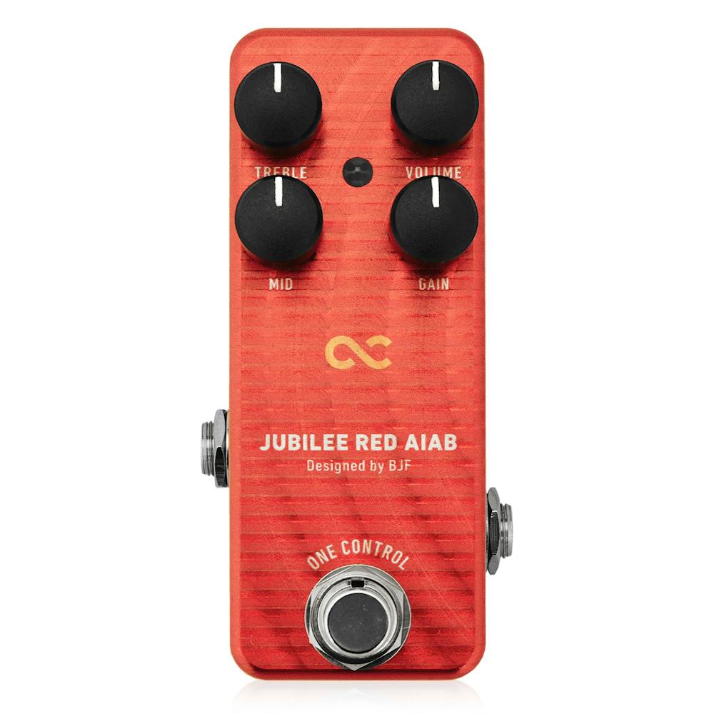 One Control BJF Series Jubilee Red AIAB High-Gain Distortion Pedal