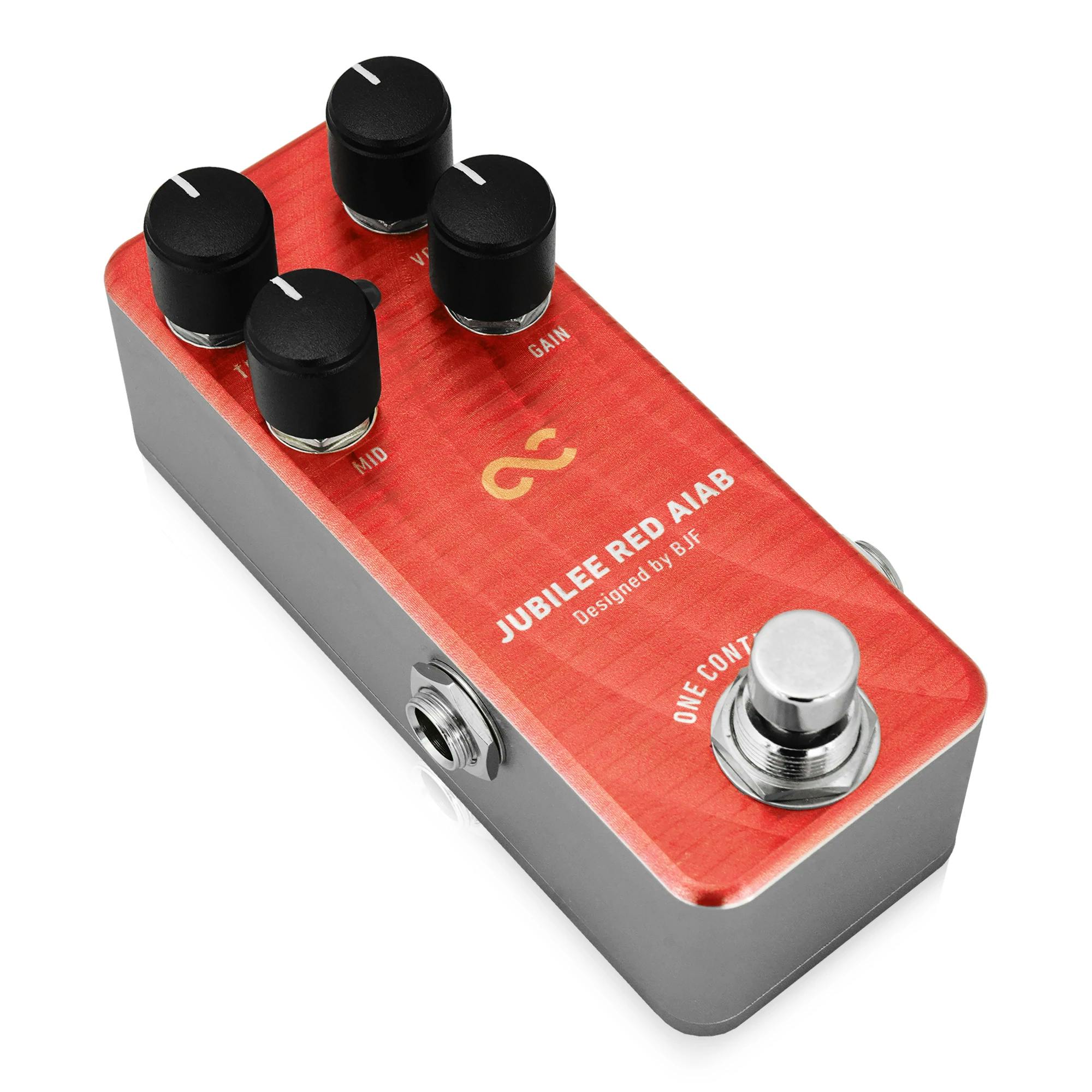 One Control BJF Jubilee Red AIAB High-Gain Distortion Pedal