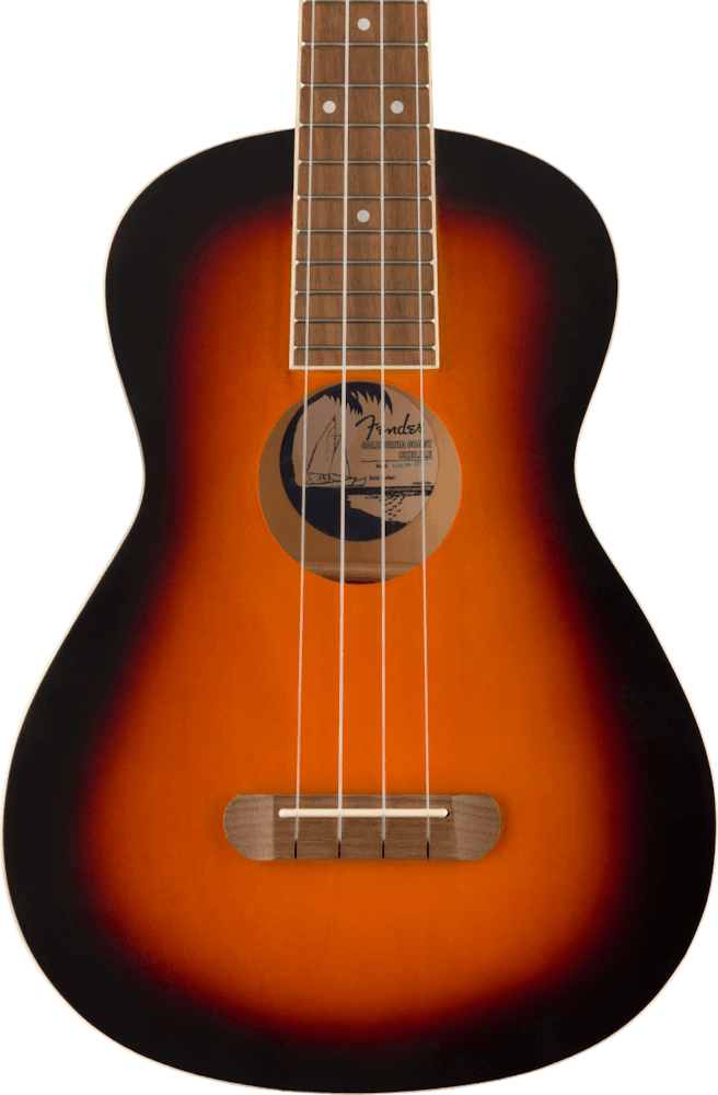 Fender Avalon Tenor Ukulele in 2 Colour Sunburst