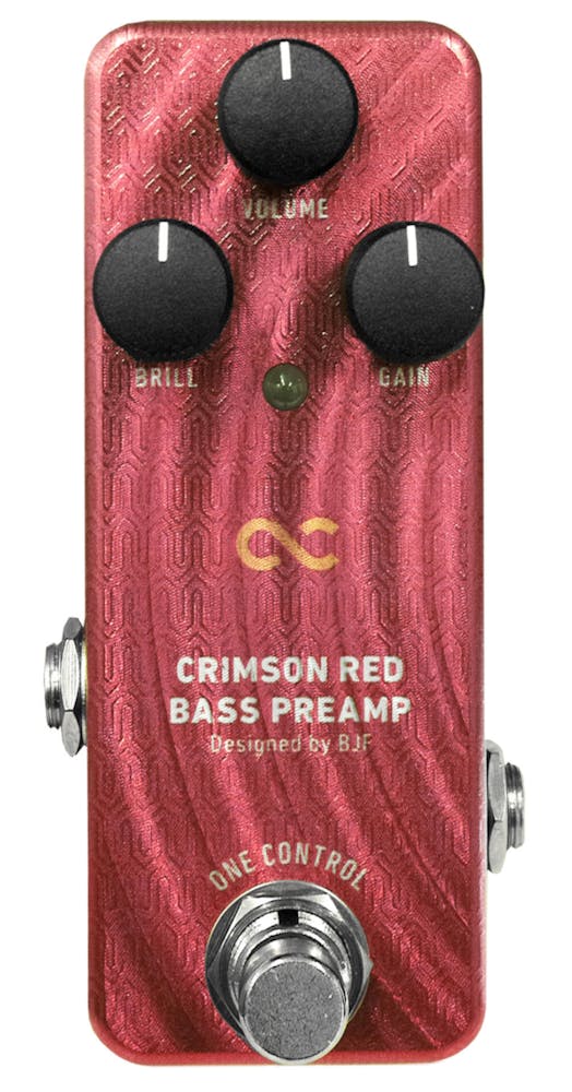 One Control Crimson Red Bass Preamp Pedal