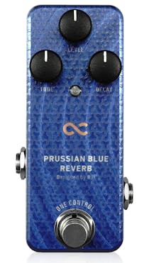 One Control BJF Series Prussian Blue Reverb Pedal