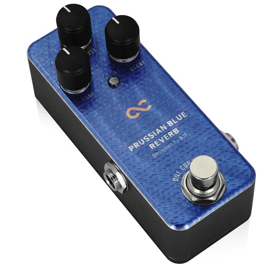 One Control BJF Prussian Blue Reverb Pedal - Andertons Music Co.