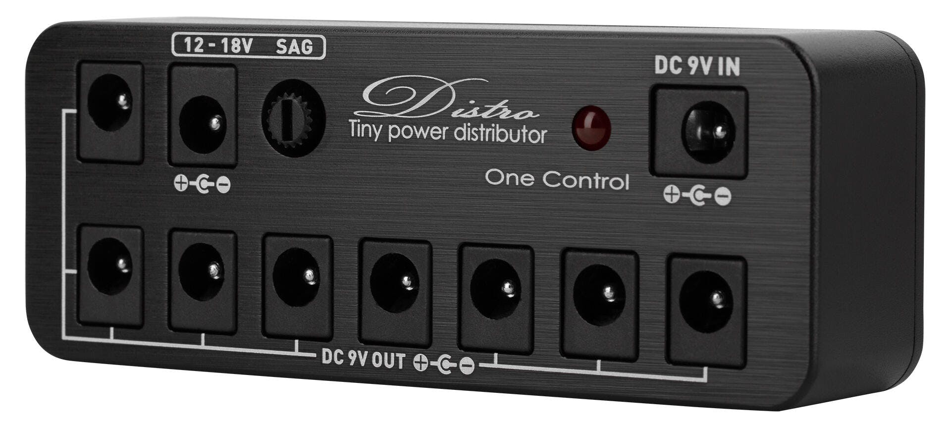 One Control Micro Distro 'All-in-One Pack' Pedal PSU in Black