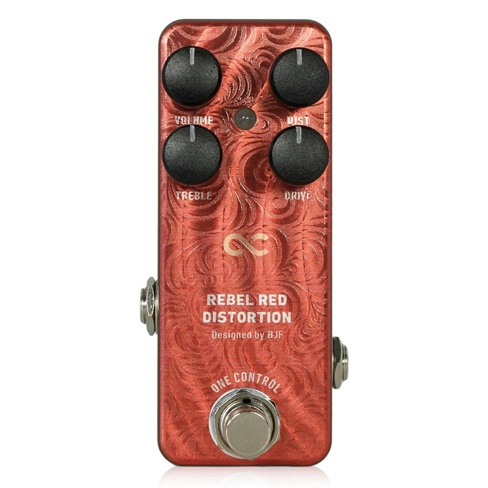 One Control BJF Series Rebel Red Distortion 4K Pedal
