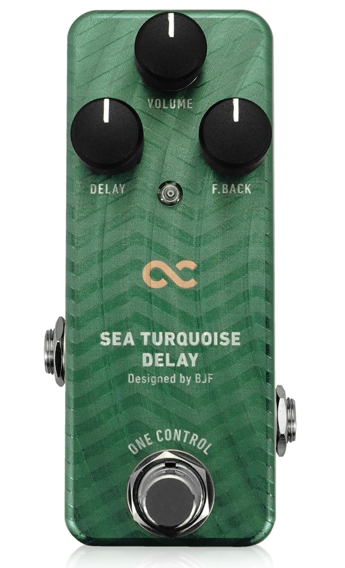 One Control BJF Sea Turquoise Delay Pedal - Andertons Music Co.