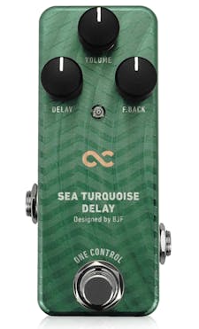 One Control BJF Series Sea Turquoise Delay Pedal
