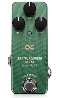 One Control BJF Series Sea Turquoise Delay Pedal