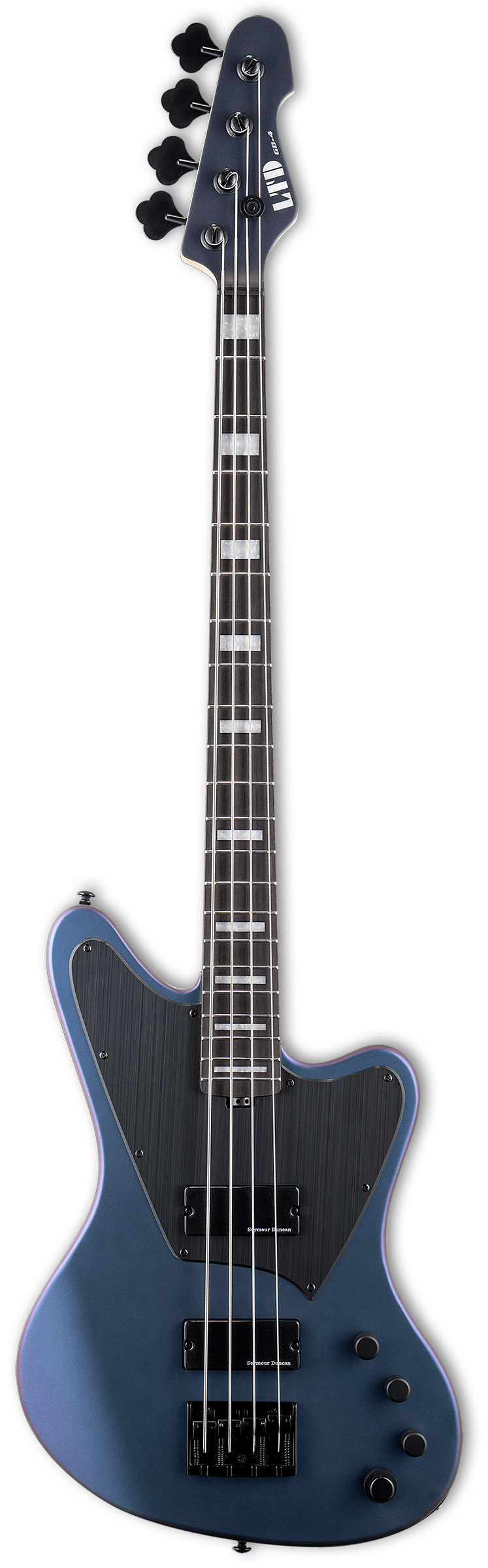 ESP LTD GB-4 Bass Guitar in Violet Andromeda Satin - Andertons Music Co.