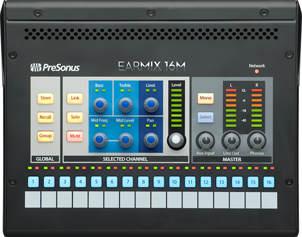 PreSonus EarMix 16M Personal Monitor Mixer
