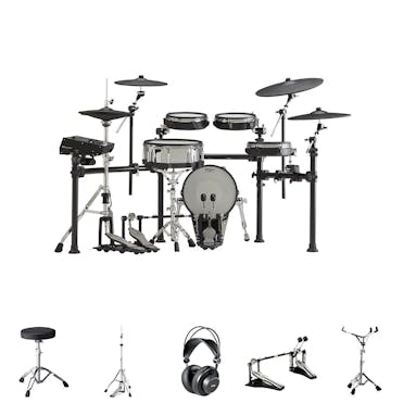 Roland TD50K2 Bundle Package With Double Pedal